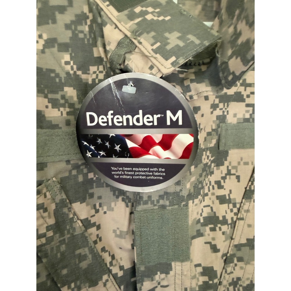 Defender M FR ACU Combat Uniform Coat Digital Camo Jacket Large Long UCP NEW - Picture 2 of 4